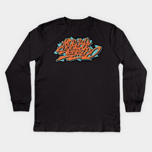 Made By Engineer Graffiti #2 Kids Long Sleeve T-Shirt